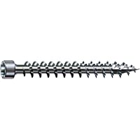 SPAX Tornillo para construcción de madera- 6-0 x 100 mm- 100 unidades- T-Star plus- cabeza cilíndrica- rosca completa…